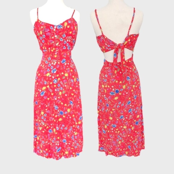 Louise Paris floral button front dress - Picture 1 of 6